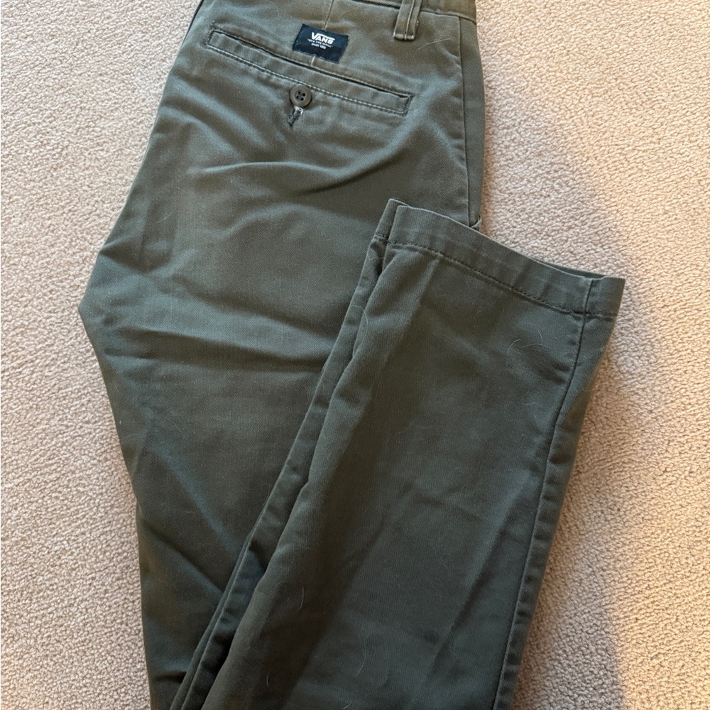 Vans Olive Chinos for Men